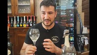 Degustazione di Franciacorta Chardonnay Zero millesimato 2019 ilmangiawebMatteo Archetti [upl. by Androw695]