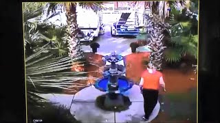 Sidney Moorer case Video shows Tammy Moorer searching yard with a mirror [upl. by Rey]