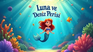 Luna ve Deniz perisi hikayesi  Çocuk masalları  Minik Kalpler TV [upl. by Ailelc578]