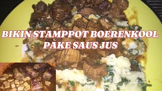 RESEP STAMPPOT BOERENKOOLHOLLANDSE POT HOMEMADE [upl. by Ahsrav]