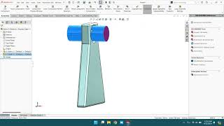 Mate 5 Concentric Mate SolidWorks Assembly [upl. by Nyrraf702]