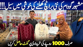 Karachi wholesale cloth marketWN Fashion New Branch Opening Mega Sale  Leftover GodamChef Uzma [upl. by Ainegul526]