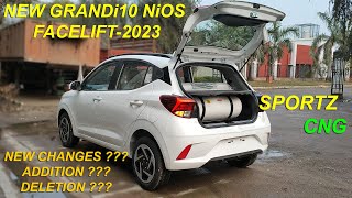 NiOS CNG ME BHI KAYI NAYE CHANGES  HYUNDAI NIOS SPORTZ CNG 2023 FACELIFT [upl. by Ott]