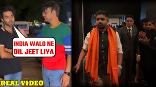 pakistani people reaction on India Grand welcome at Hyderabad Airport pakistanireaction worldcup [upl. by Hteik39]