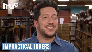 Impractical Jokers  Jerk Salesman Slings Insults [upl. by Elocyn920]