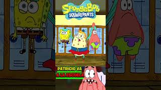 😨PATRICIO ASISTE A LA ESCUELA bobesponja resumenanimado bobesponjalapelicula curiosidades [upl. by Ataymik]