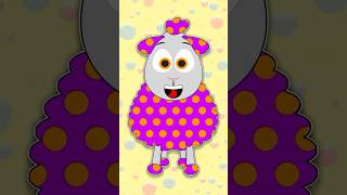 A POLKADOT SHEEP remix lullaby BabyBigMouth shorts baabaablacksheep nurseryrhymes [upl. by Atilol356]