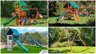 The Most quotBang For Buckquot Swing Sets  Backyard Discovery KidKraft Lifetimeor Build Your Own [upl. by Maurilla]