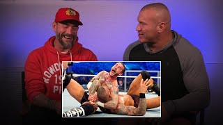 CM Punk and Randy Orton react to WrestleMania XXVII classic WWE Playback [upl. by Remas]