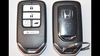 17  22 Honda CRV Key Fob Battery Replacement  EASY DIY [upl. by Lammaj502]