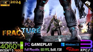 Fracture PC Gameplay  RPCS3  Full Playable  PS3 Emulator  4k60FPS  2024 Latest [upl. by Figone]