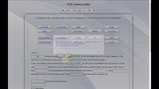 FCE WRITING PART 1  FORMAL LETTER [upl. by Adelaja851]