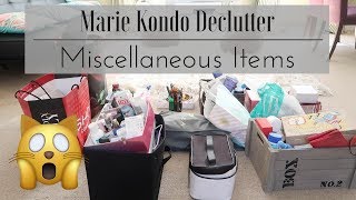 Marie Kondo Declutter  Miscellaneous Items [upl. by Esila723]