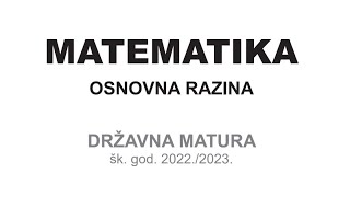 Matura B razina 2023 [upl. by Emeline118]