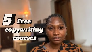 5 FREE copywriting courses for beginners [upl. by Ahsaf]