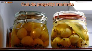 Oua de prepelita marinate  rețetă full recipe 4K [upl. by Ecirtram746]