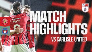 Walsall v Carlisle United Highlights [upl. by Autrey]