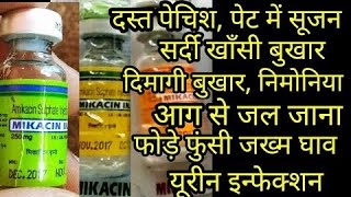 Mikacin injection 500mgAntibioticMedicineUse in hindi💯💯 [upl. by Arok]