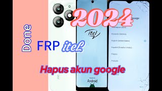 Bypass Frp terbaru Itel A70 model A665L 2024mobilenewsolution [upl. by Orfurd]