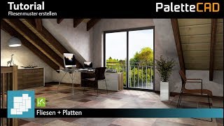 Palette CAD 9 Tutorial  Fliesenmuster erstellen [upl. by Atelra]