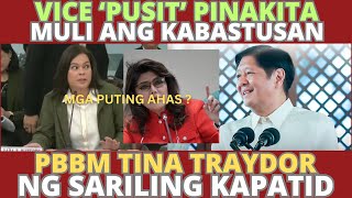 Vice Pusit pinakita muli ang kabastusan PBBM patuloy na tina traydor ng sariling kapatid [upl. by Salomon]