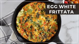 One Pan Egg White Vegetable Frittata [upl. by Aitnuahs]