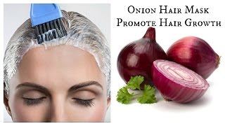 DIY Onion Hair Mask  Promote Hair growth [upl. by Adamik]