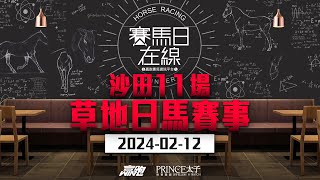 賽馬日在線｜沙田11場 草地日馬賽事｜20240212｜賽馬直播｜香港賽馬｜主持：黃以文、安西、仲達 嘉賓：WIN姐 推介馬：棟哥及叻姐｜WHRHK [upl. by Etterual]