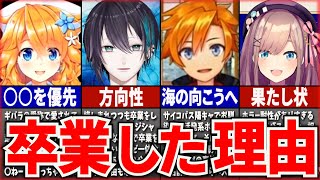 🌈🕒にじさんじを卒業したライバーの卒業理由をまとめてみた！【朝日南アカネ御伽原江良メリッサ・キンレンカイブラヒムフレン黛灰名伽尾アズマ鈴原るる笹木咲童田明治ずんだもん】 [upl. by Farrish]