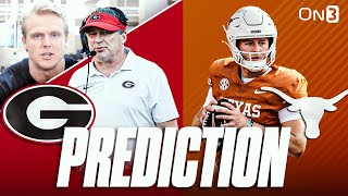 Texas Longhorns vs Georgia Bulldogs PREDICTION amp Preview  Steve Sarkisian vs Kirby Smart [upl. by Leidba44]