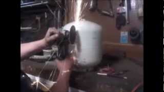 propane tank mini smoker part 1 [upl. by Woolcott97]