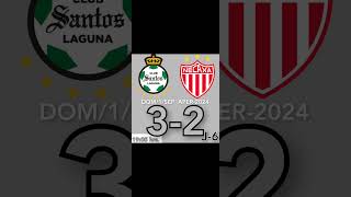 Santos vs Necaxa J6 APERTURA 2024 Liga MX cláusula 13 [upl. by Eelesor]