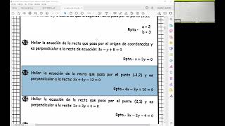 MAT99 GEOMETRÍA ANALITICA EJERCICIOS PREFAS PARTE 3  ADELIOUMSA [upl. by Assened]