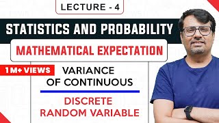 Mathematical Expectation Variance Of Continuous amp Discrete Random Variable [upl. by Ohcirej]