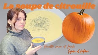 Recette saine et facile de la soupe de citrouille [upl. by Nedrob537]