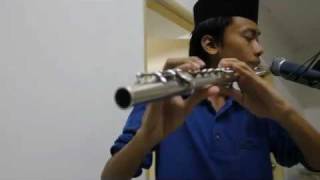 Ombak Rindu  Instrumental cover rekorder flute dan gitar cover [upl. by Halbeib]