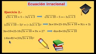 Como resolver ecuación irracional con dos raíces [upl. by Martino]