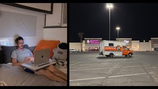 4 Nights sleeping 4 different places in my van in California [upl. by Rogovy]