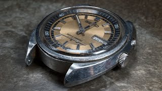 Rusty Relic No More A 1973 Seiko BellMatic Watch Restoration [upl. by Schnabel]