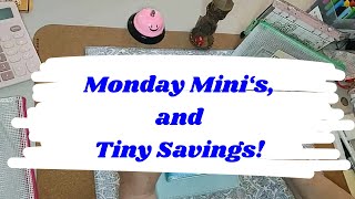 Cash Stuffing  Savings Challenges  Monday Minis and Tiny Savings [upl. by Noiek]