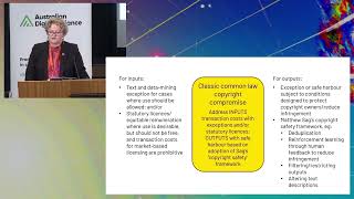 Professor Kimberlee Weatherall Perspectives on AI in Australia [upl. by Webber]