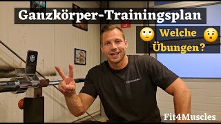 Ganzkörper Trainingsplan︱Welche Übungen [upl. by Ehcropal186]