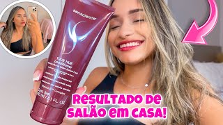 TESTEI A LINHA SENSCIENCE TRUE HUE  FIQUEI CHOCADA COM O RESULTADO 😱😍 [upl. by Yeta]