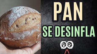 ✅ ¿Por que mi pan se desinfla  ¿Por qué se desinfla el pan en el horno  SOLUCION 😳👈 [upl. by Aniale]