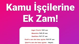 Kamu İşçilerine Ek ZAM [upl. by Ateikan]