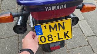 Newly acquired 1992 Yamaha FJ1200 as is cold start and walkaround [upl. by Shaya299]