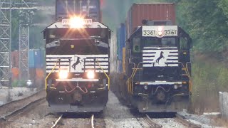 3U Districts North of Atlanta Part 12 Railfanning Smyrna  Mableton GA 09022016 ©mbmars01 [upl. by Ailyn]