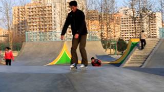 Pyongyang Skate Park in North Korea [upl. by Ricoriki]