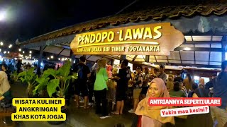 PENDOPO LAWAS Angkringan dekat Keraton Jogja  Mau makan ngantrinya satu jam wisata [upl. by Jahdiel]