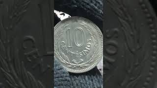 10 centésimos uruguay 1953 [upl. by Ahsikin]